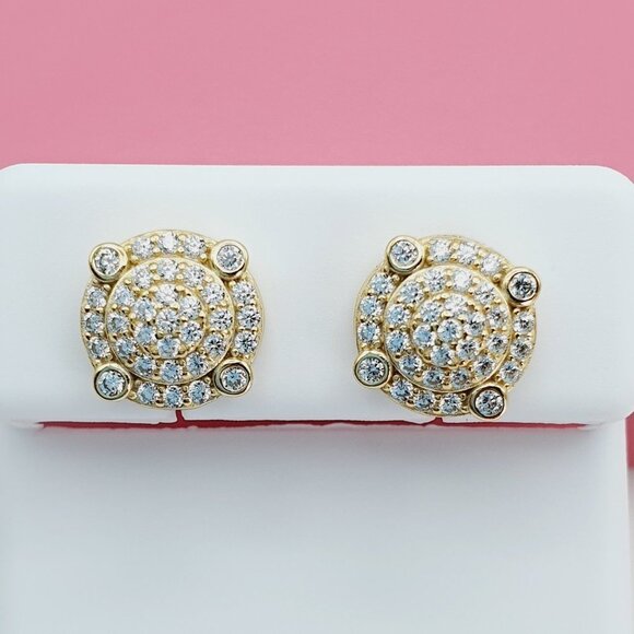 "925 Sterling Silver Cubic Zirconia Earrings, U19254620 - Picture 3 of 11